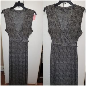 Black and White Maxidress